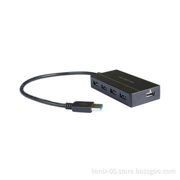 4-port USB 3.0 Hub, Supports Up to 4 USB Devices